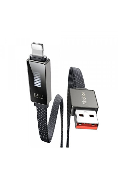 Mcdodo Cablu Date si Incarcare USB-A - Lightning CA-4970 Rythm Display, 18W, ...