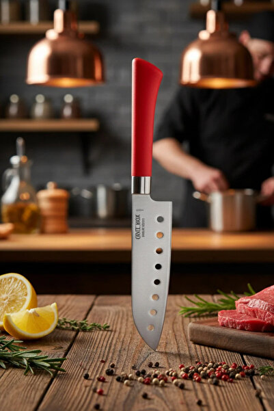 Cavit İnox Santoku Şef Bıçağı Paslanmaz Çelik JAPON ŞEF BIÇAĞI