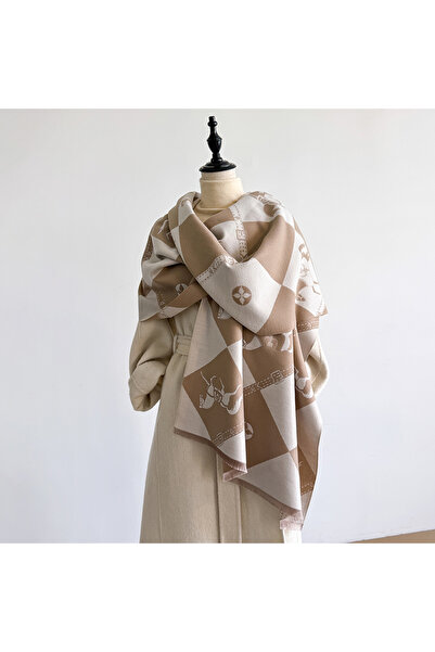 choice2 Khaki Women's Winter Luxury Thick Warm Pashmina Wrap Imitation Cashme...