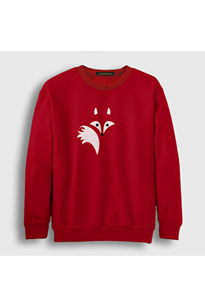 Presmono Unisex Red Fire Fox Fox Sweatshirt367591tt
