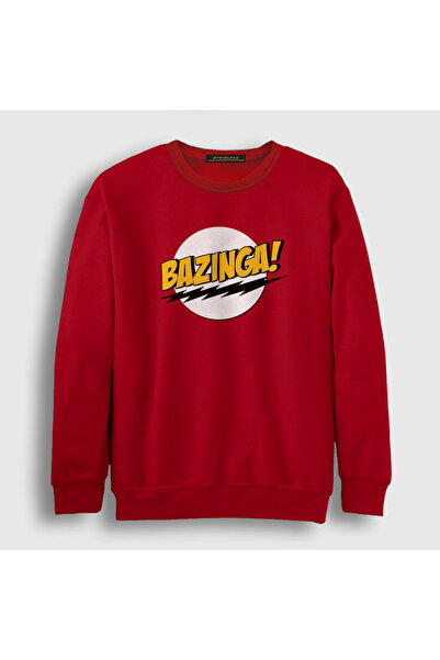 Presmono Unisex Red Bazinga The Big Bang Theory Sweatshirt181129tt