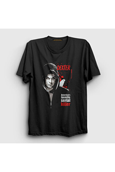 Presmono Unisex Black Killer Dexter T-shirt188568tt
