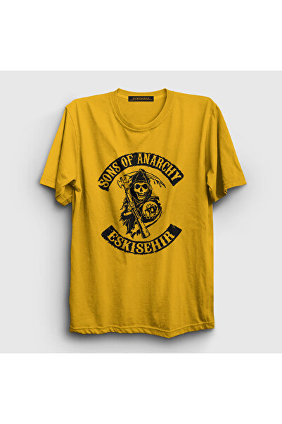 Presmono Unisex žuta Eskişehir Sons Of Anarchy T-shirt 214580tt