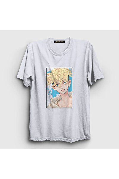 Presmono Unisex White Chifuyu Anime Tokyo Revengers T-shirt241007tt