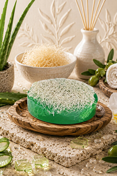 Dermolive Aloevera Pumpkin Fiber Soap - 1 Piece (110 g)