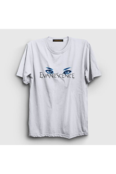Presmono Unisex logo sa belim očima Evanescence T-shirt 146087tt
