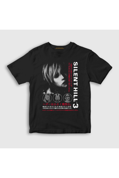 Presmono Unisex dečje crne heather majice Silent Hill 3 T-shirt 543082tt