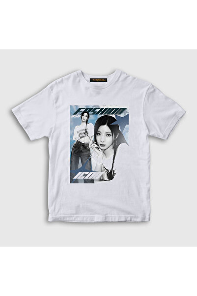 Presmono Unisex Kids White Fashion Asa Babymonster T-Shirt 591861Tt