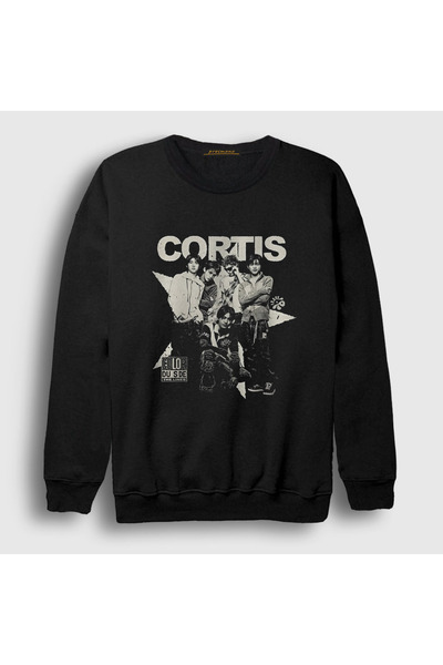 Presmono Unisex Black Band K-Pop Cortis Sweatshirt 596281Tt