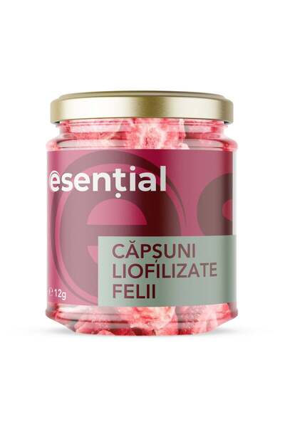 esential Λυοφιλοποιημένα σε φέτες ​ ​ φράουλες, 12γρ.