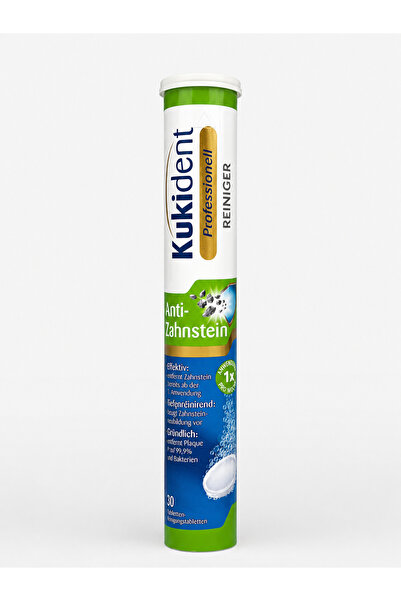 Kukident Professional Anti-Zahnstein Protez Diş Temizleme Tableti 30 Adet – T...