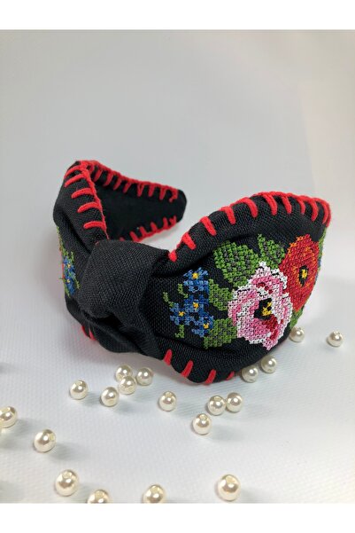 LiewensStyle Hand-Embroidered Bohemia Crown with Canvas Embroidery