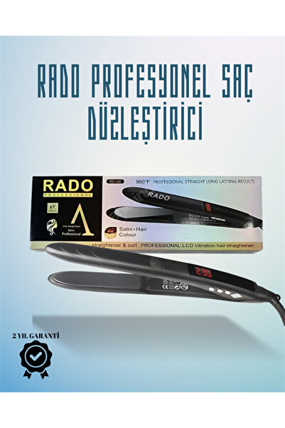 ZERO LAND GLDISPTM Rado RD-446 مكواة فرد الشعر المناسبة للسفر - قفل أمان و (1...