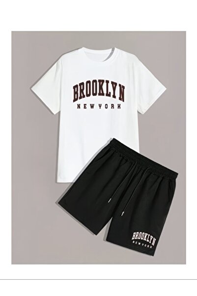 FATOOM STILE T-Shirt Shorts - T-Shirt with Shorts, Printed Crew Neck Top and ...
