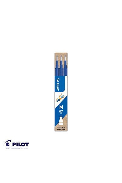 Pilot Set of 3 Frixion Ball 0.7mm blue erasable gel pens, thermosensitive ink...