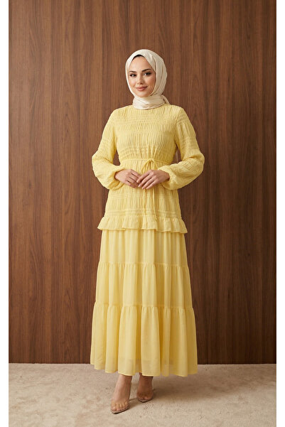 mara moda Simay Elbise Sarı