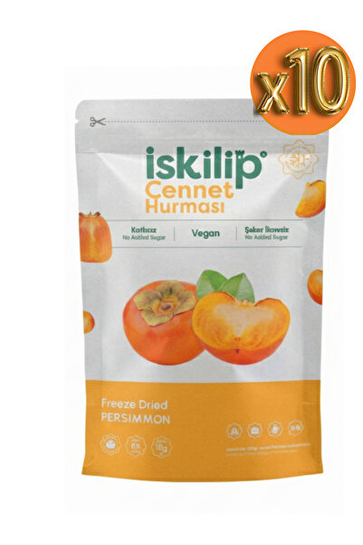 İSKİLİP Freeze Dried Paradise Persimmon Dry Fruit Chips 10 Pack Freeze Dried