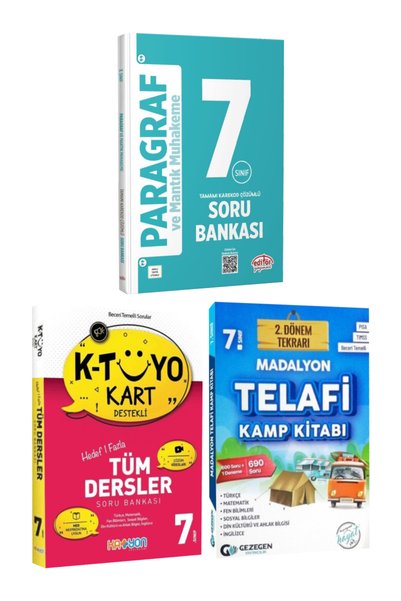 Editör Yayınevi Editör 7. Sınıf Paragraf Soru Bankası+ Tüm Dersler Soru Banka...