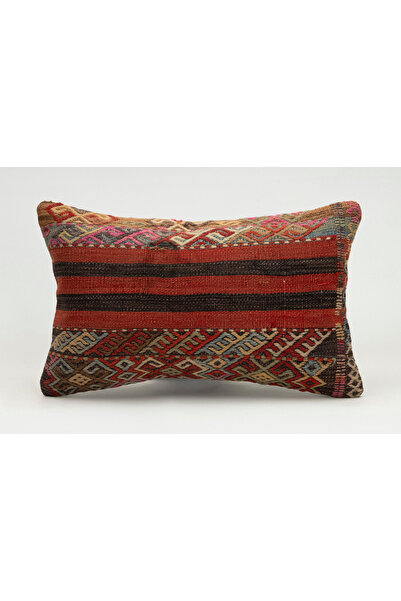Kilim Whole Sale غطاء وسادة عتيق مصنوع يدويًا من الكليم والصوف، مقاس 30x50 سم