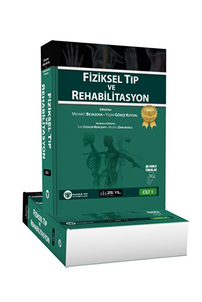 Güneş Tıp Kitabevleri Fiziksel Tıp ve Rehabilitasyon 2 Cilt, 25. Yıl Özel Bas...