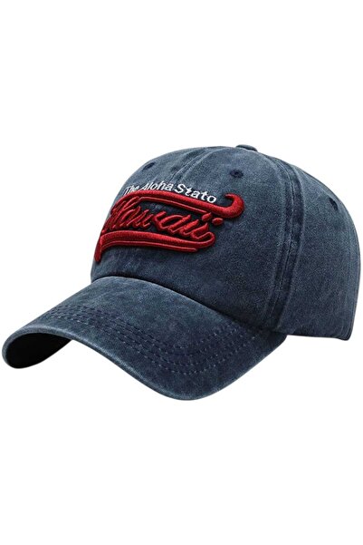 Mood Agenda Unisex Vintage Καπέλο Μπέιζμπολ με Κέντημα Χαβάης και Ρυθμιζόμενο...