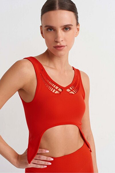 COMEUP Αθλητικό τοπ με μακριά μανίκια και μακριά παντελόνια στο πλάι, σε κόκκ...