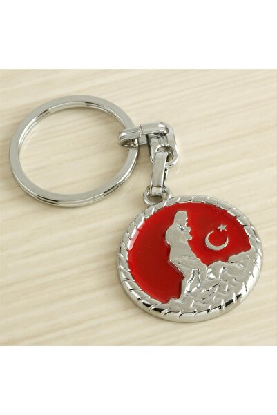 ZERO LAND Gldisptm Ay Yıldız Kemal Atatürk (105319) Metal Keychain-Black