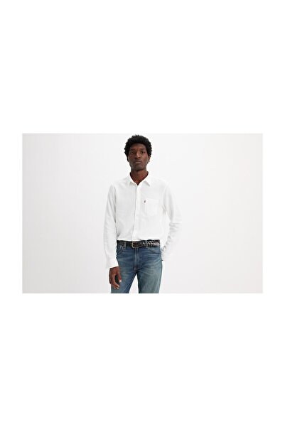 Levi's Pamuk ve Keten Karışımlı Regular Fit Gömlek Erkek GÖMLEK 85746