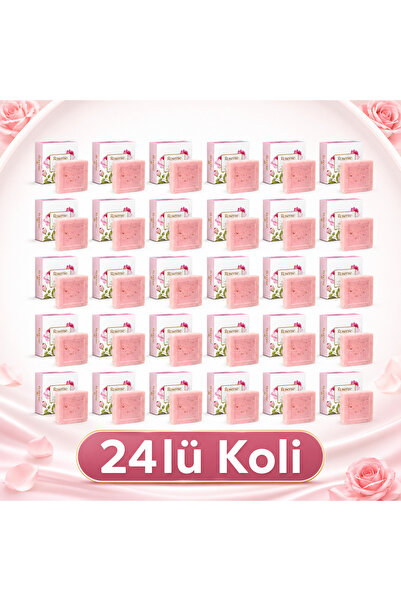 Rosense Gül Yapraklı Sabun 100gr - 24'lü Koli