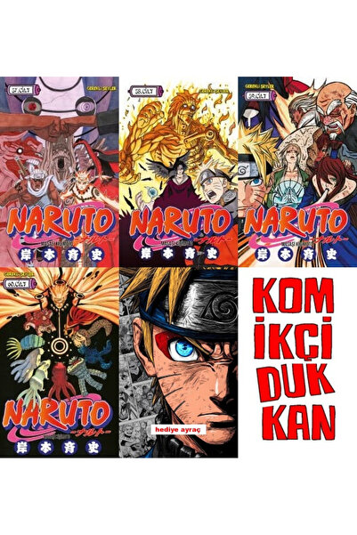 Gerekli Şeyler Yayıncılık Naruto 57-58-59-60 (KD 4 KİTAP SET + AYRAÇ HEDİYELİ )
