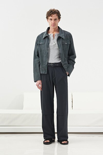 Hiccup GIESTO Cotton Gabardine Vest with zipper closure