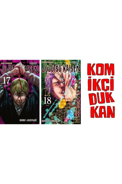 Gerekli Şeyler Yayıncılık Jujutsu Kaisen 17-18 (KD 2 KİTAP SET + AYRAÇ HEDİYELİ)