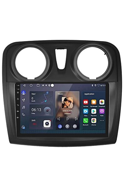 E-ANAMAG Πλοήγηση Dacia Logan 2 Sandero 2 2012-2019 9 ιντσών 1GB 32GB 4 Πυρήνες