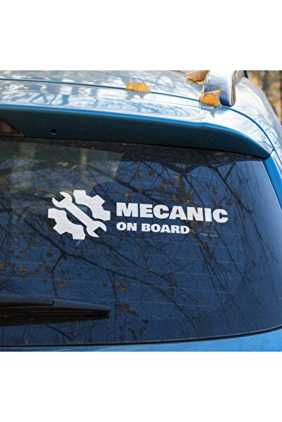 OEM Sticker auto (30cm) - Mecanic on board