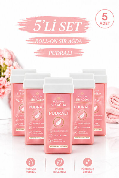 Pudralı Roll-On Sir Ağda 5’li Set – Hassas Ciltlere Uygun