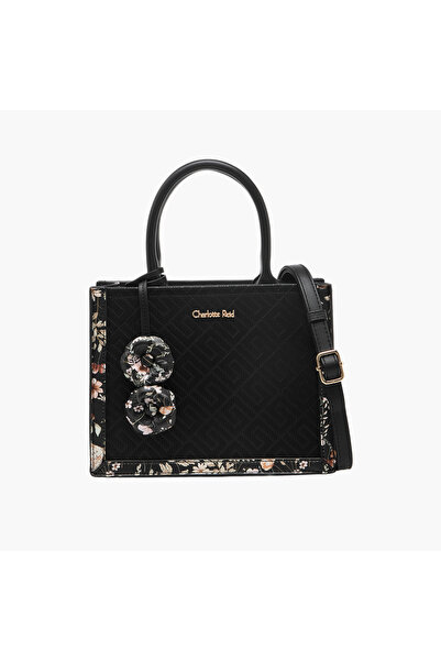CHARLOTTE Reid Panelled Tote Bag with Detachable Strap
