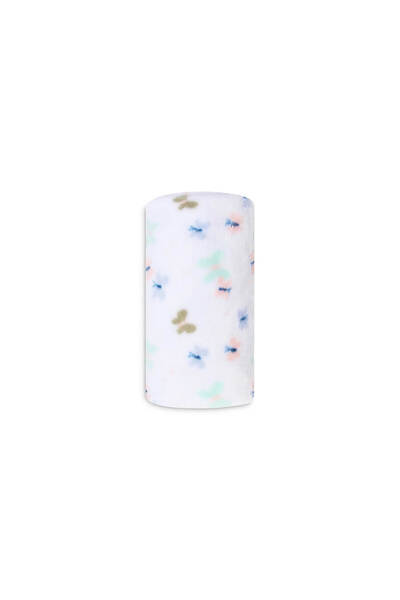 Mother's Choice Pătură ușoară și moale din fleece pentru bebeluși - Imprimeu cu fluturi multicolori, 75 x 100 cm