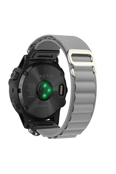 Choice19 حزام نايلون سريع التركيب QuickFit مقاس 22 مم رمادي 20 مم 22 مم 26 مم...