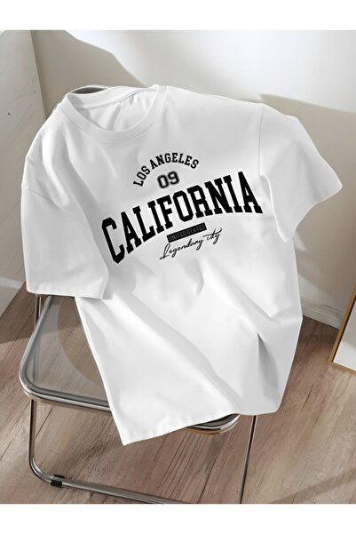 EFFRENATU Custom Printed Oversize Cotton Crew Neck T-Shirt Tshirt