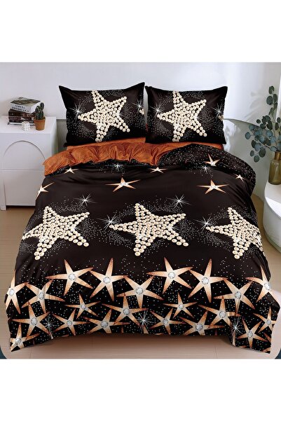 CHIRASO CHIRASO Bedding Set, 4 Pieces, Satin Cotton , Stretchy Sheet 180x200c...