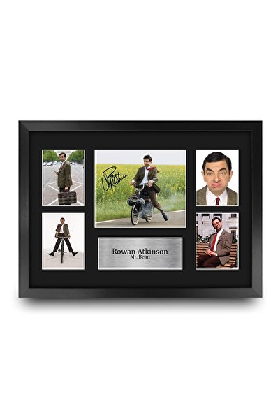 ALAYRA International صورة موقعة ومطبوعة لروان أتكينسون (الدكتور بين) من أليرا...
