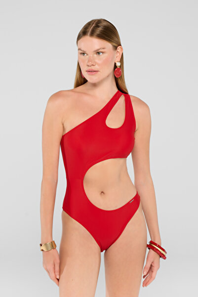 PINKYSWIM Özel Kesim Yandan Dekolteli Mayokini