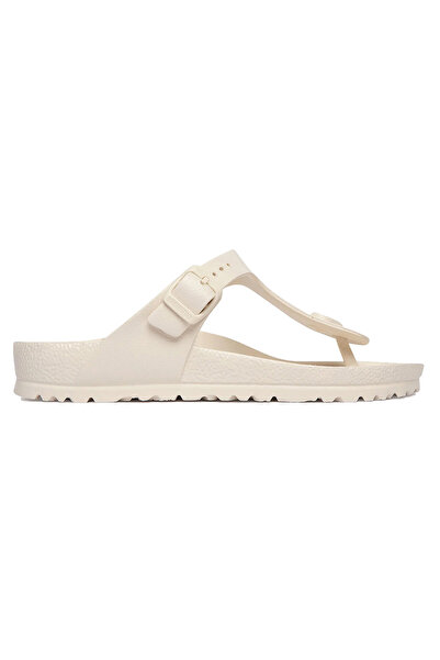 Birkenstock Γυναικείες κρεμ παντόφλες καθημερινού στυλ Gizeh Eva 1031278