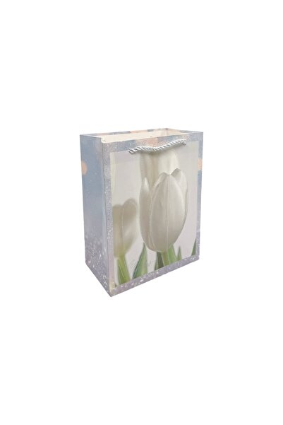 AFO Set 12 Pungi Cadou Glitter si Lalele Lavander 18x23x10