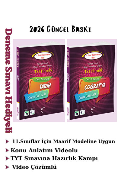 Karekök Yayınları Karekök 11.Sınıf Maarif Modeline Uygun Tarih-Coğrafya Soru ...