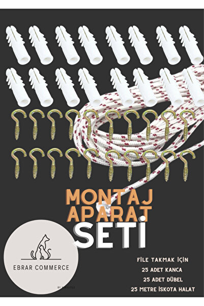 ebrarcommerce File Montaj Aparat Seti 25metre