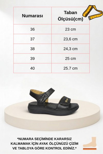 Wanetti "Love" Detailed Women's Sandals - Sandals with Velcro and Orthopedic Soles + Socks as a Gift