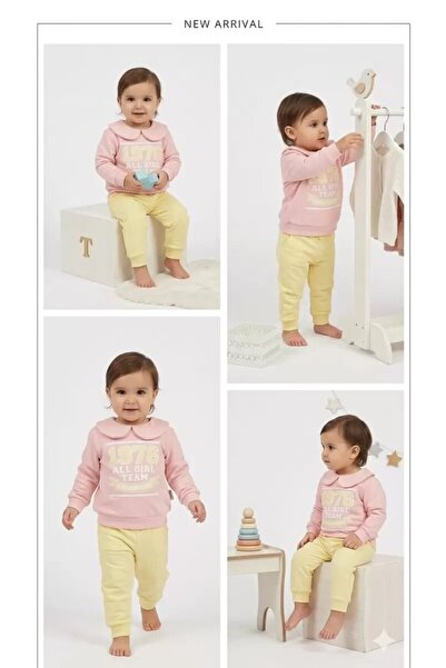 Generic Brand 6/24 Month Baby Collared Combed Cotton Baby Set