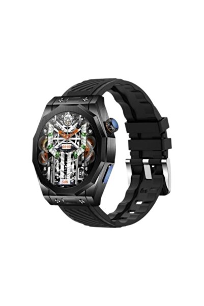 OEM Σετ Smartwatch με 3 λουράκια Μαυρο