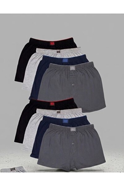 NACAR STORE Ανδρικό μποξεράκι Tutku 8 τεμαχίων από χτενισμένο βαμβάκι με μικτ...